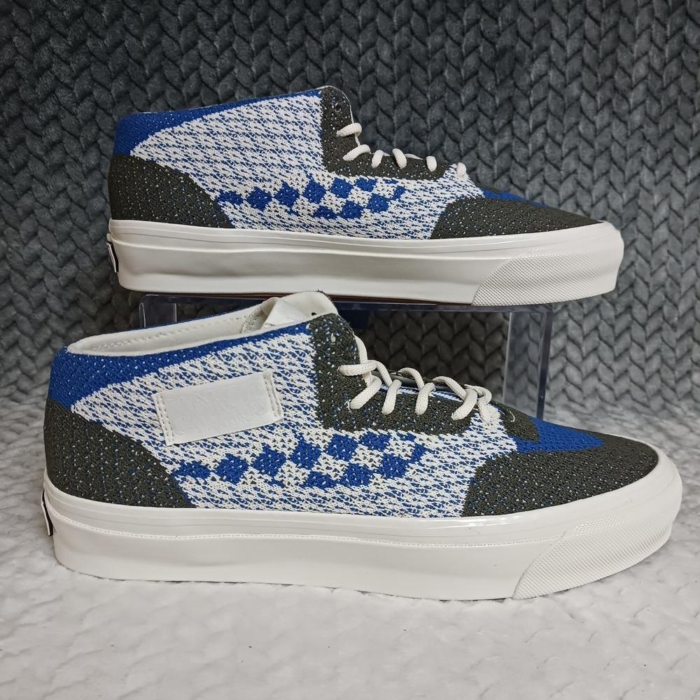 Vans Premium LX Half Cab 33 EK Snorkel Blue Gray Mens Skateboarding Shoes Sz 8.5
